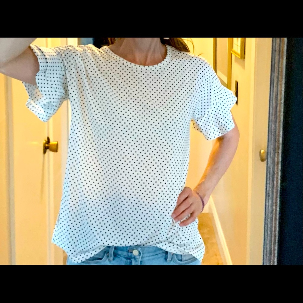 Grace & Lace polka dot top!